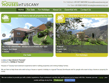 Tablet Screenshot of housesintuscany.net